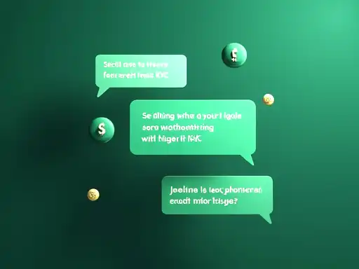 Customer support chat interface